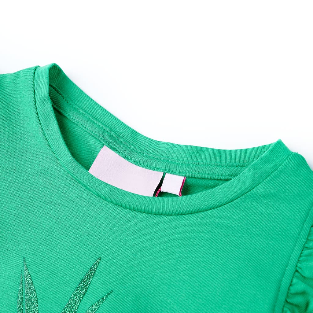 Kindershirt 116 groen - Image 3