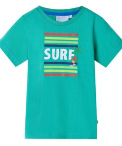 Kindershirt 116 groen