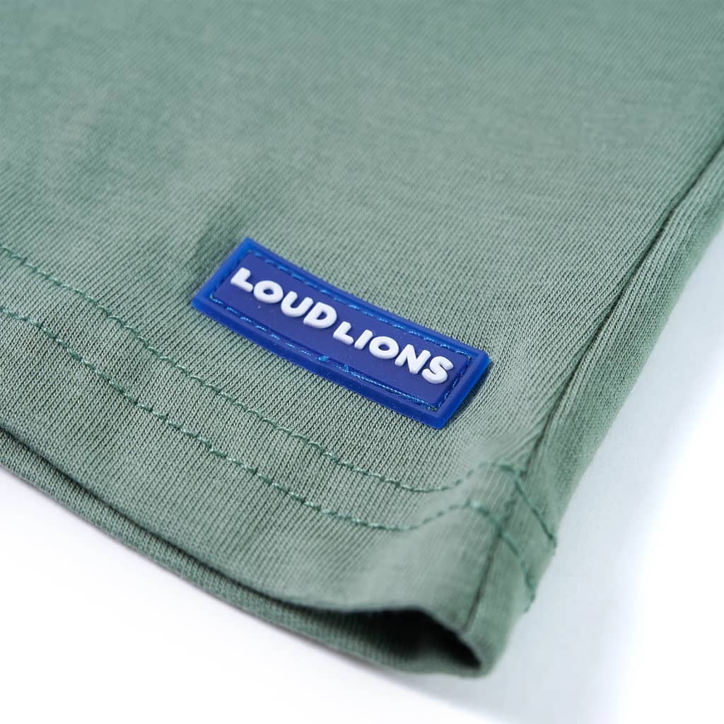 Kindershirt 116 kakikleurig - Image 5