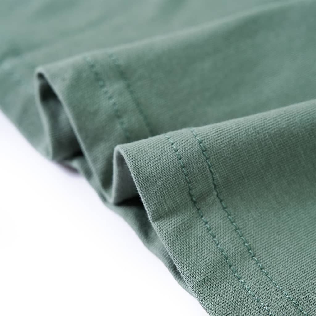 Kindershirt 116 kakikleurig - Image 6