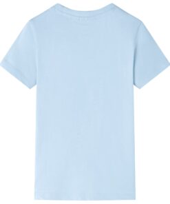 Kindershirt 116 lichtblauw