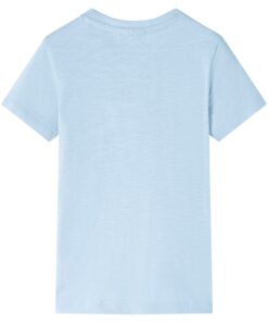 Kindershirt 116 lichtblauw