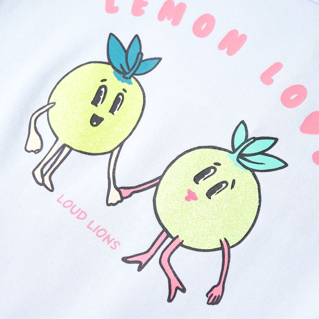 Kindershirt 116 lichtblauw - Image 4