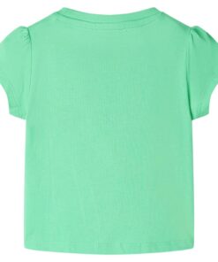 Kindershirt 116 lichtgroen