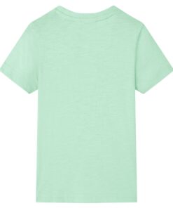 Kindershirt 116 lichtgroen