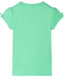 Kindershirt 116 lichtgroen
