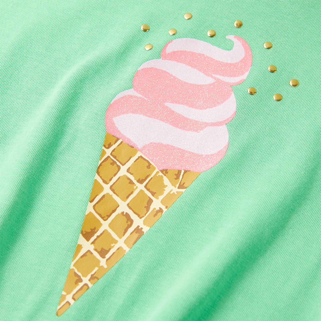 Kindershirt 116 lichtgroen - Image 4