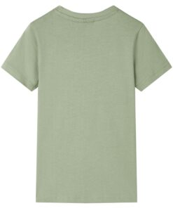 Kindershirt 116 lichtkakikleurig