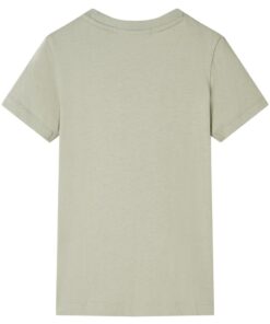 Kindershirt 116 lichtkakikleurig