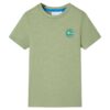 Kindershirt 116 lichtkakikleurig