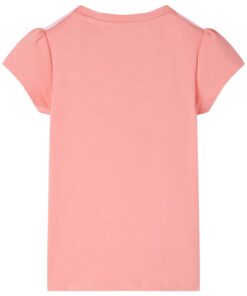 Kindershirt 116 lichtkoraalkleurig