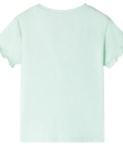 Kindershirt 116 lichtmint