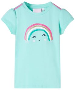 Kindershirt 116 lichtmint