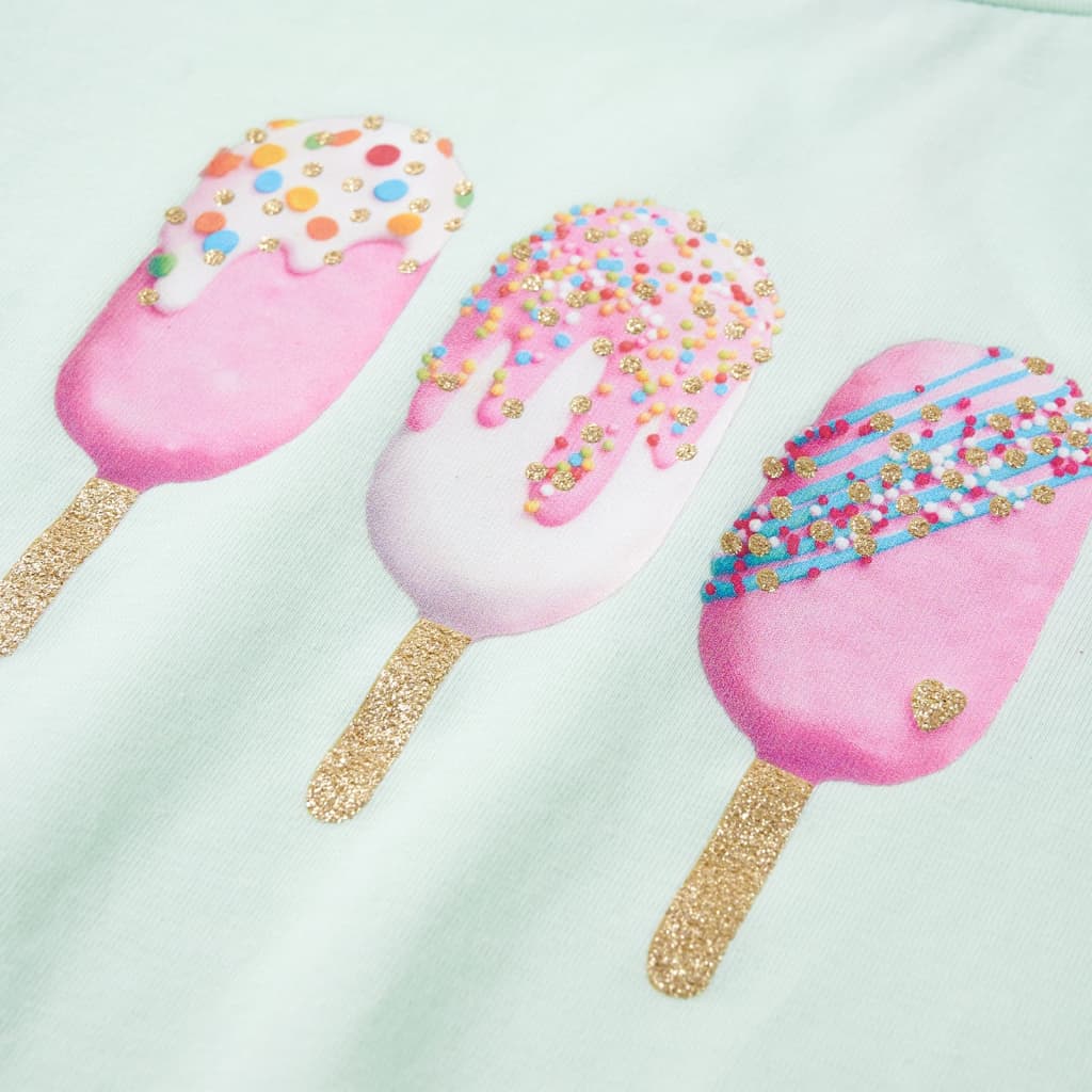 Kindershirt 116 lichtmint - Image 4