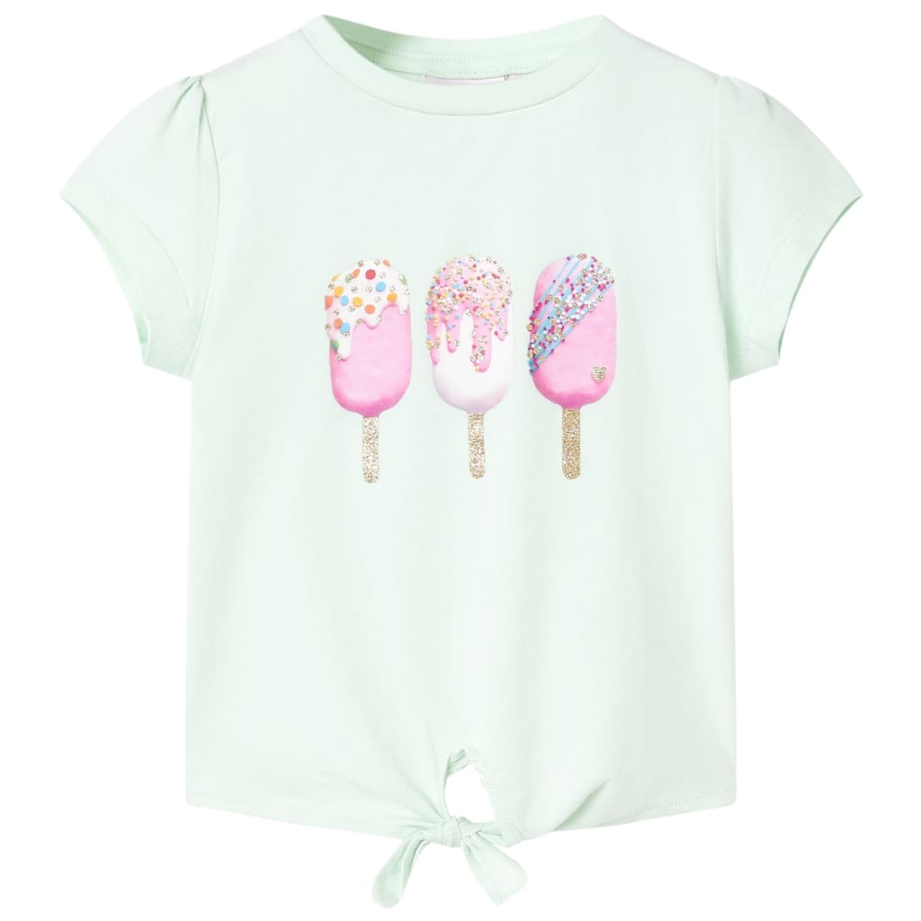 Kindershirt 116 lichtmint