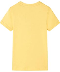 Kindershirt 116 lichtokerkleurig