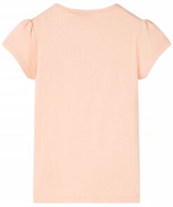 Kindershirt 116 lichtoranje