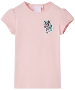 Kindershirt 116 lichtroze