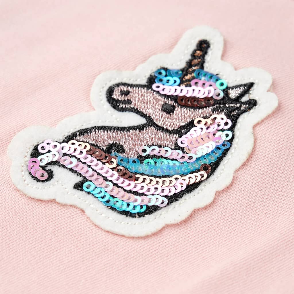 Kindershirt 116 lichtroze - Image 4