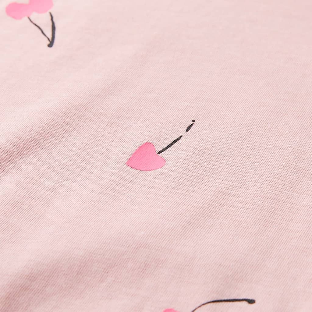 Kindershirt 116 lichtroze - Image 4