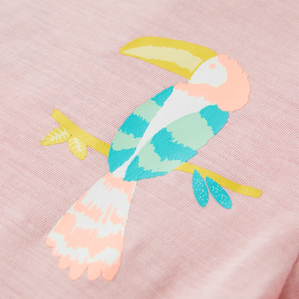 Kindershirt 116 lichtroze - Image 4