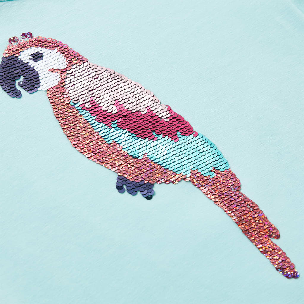 Kindershirt 116 lichtzeeblauw - Image 4