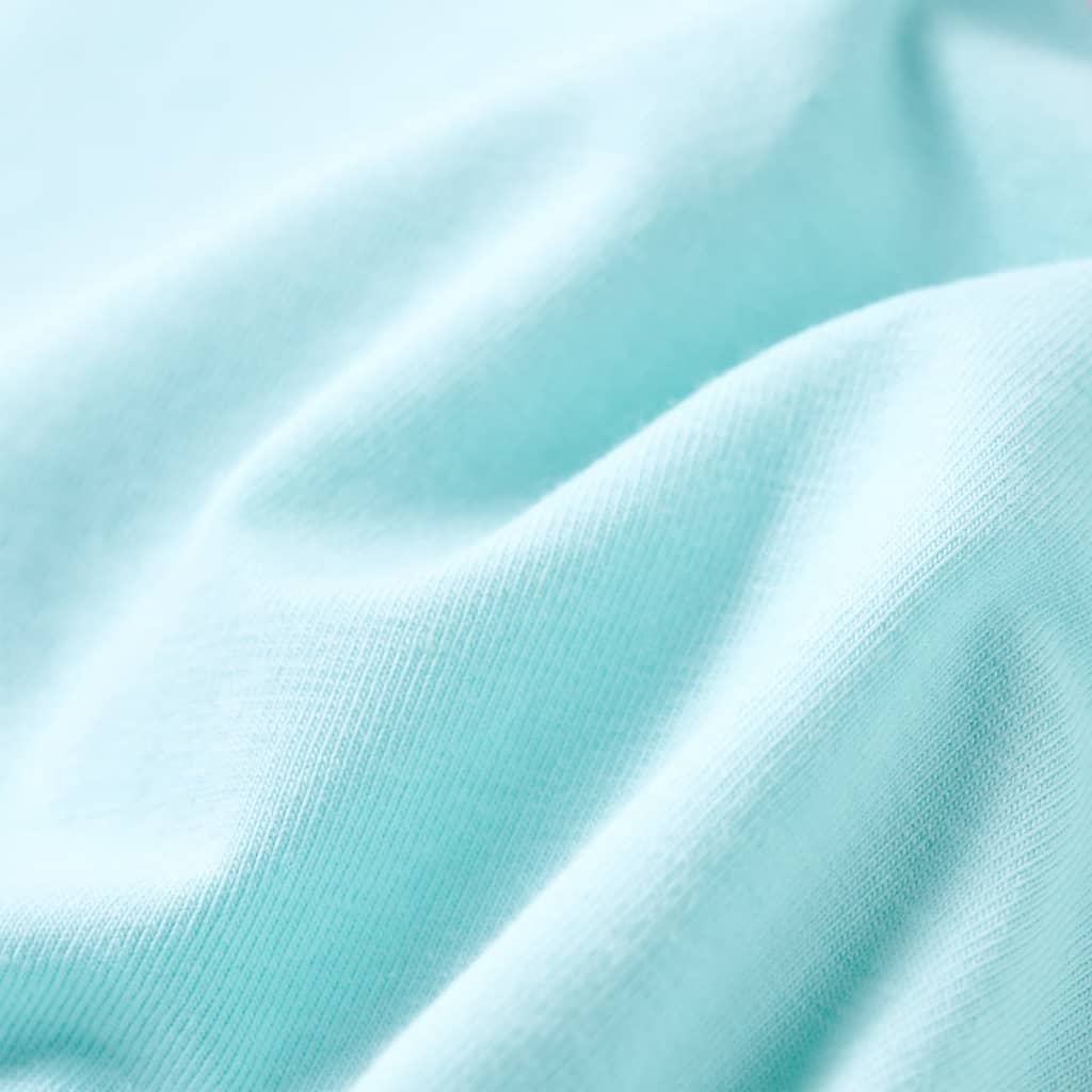 Kindershirt 116 lichtzeeblauw - Image 7