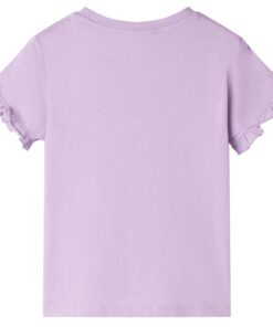 Kindershirt 116 lila