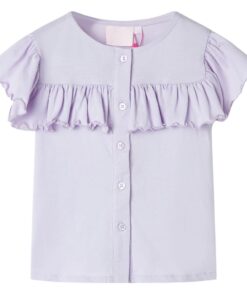 Kindershirt 116 lila