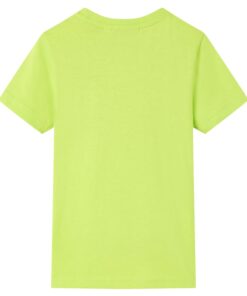 Kindershirt 116 limoengroen