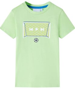 Kindershirt 116 limoengroen