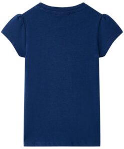Kindershirt 116 marineblauw