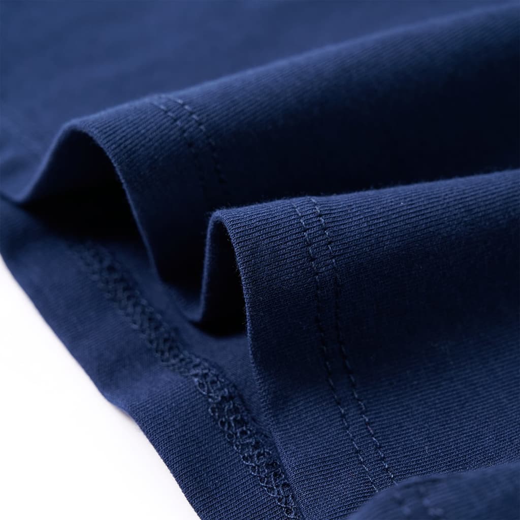 Kindershirt 116 marineblauw - Image 6