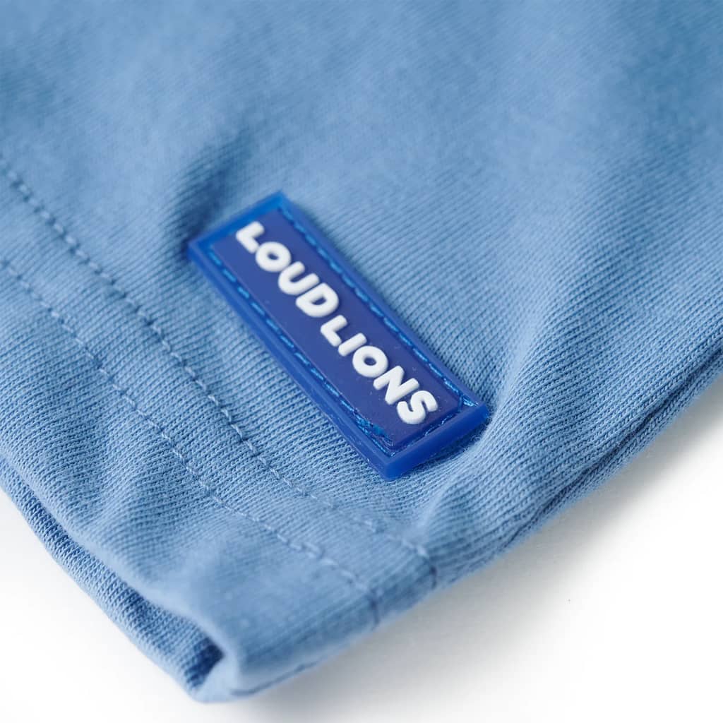 Kindershirt 116 middelblauw - Image 5