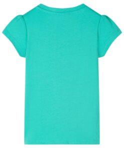 Kindershirt 116 mintkleurig