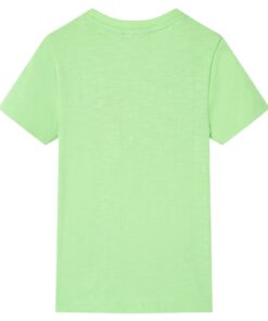 Kindershirt 116 neongroen
