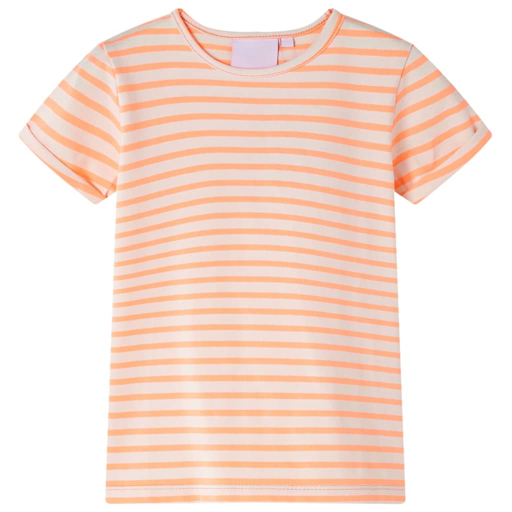 Kindershirt 116 neonoranje