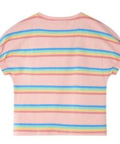 Kindershirt 116 perzikkleurig
