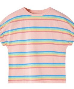 Kindershirt 116 perzikkleurig