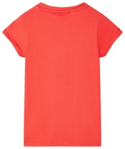 Kindershirt 116 rood