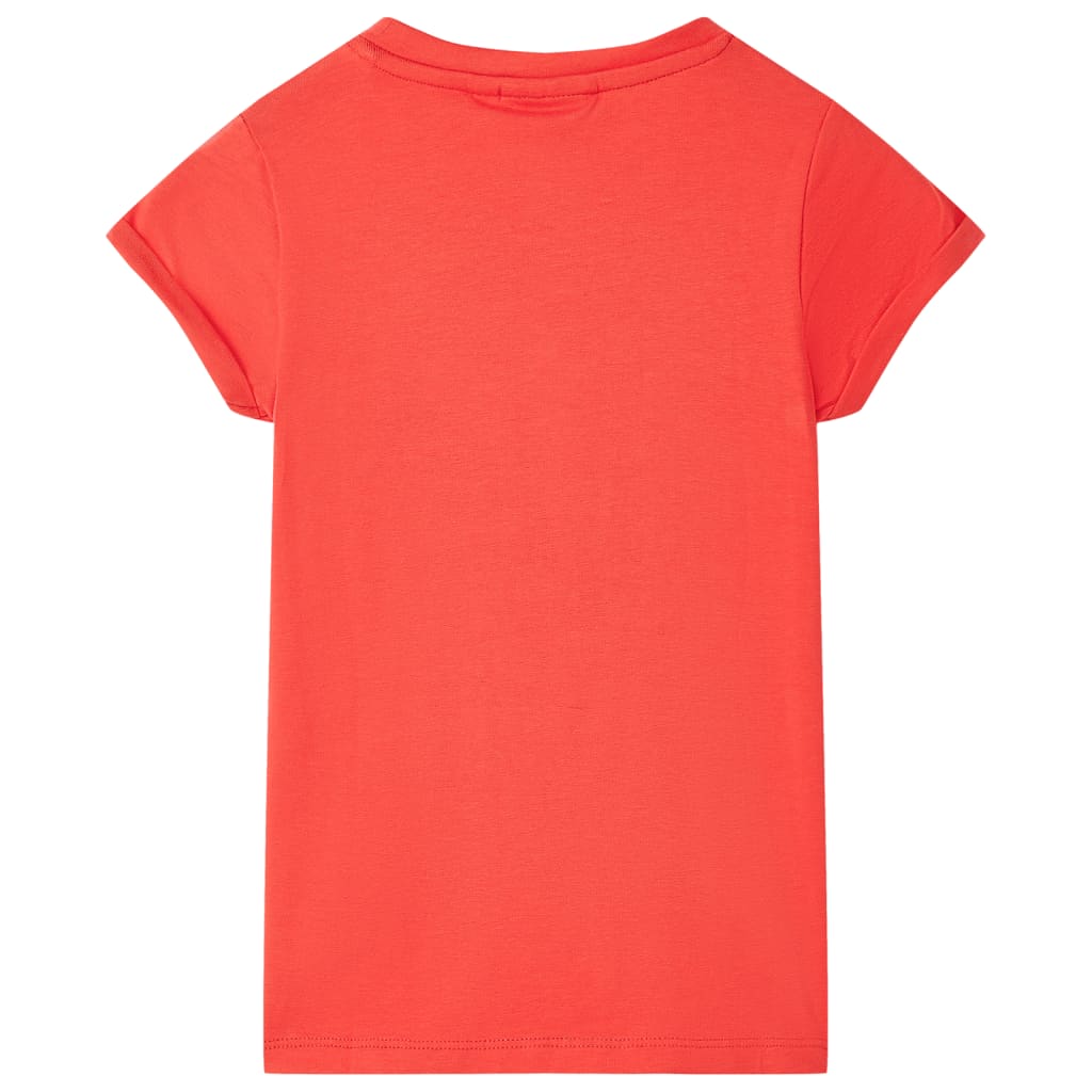 Kindershirt 116 rood