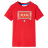Kindershirt 116 rood