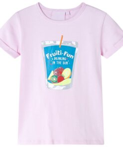 Kindershirt 116 zachtroze