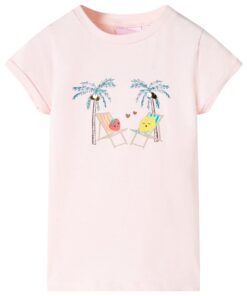 Kindershirt 116 zachtroze