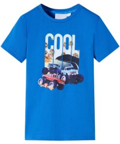 Kindershirt 128 blauw