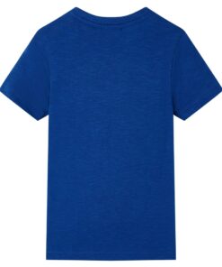 Kindershirt 128 donkerblauw