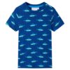 Kindershirt 128 donkerblauw