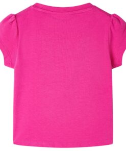 Kindershirt 128 donkerroze