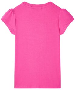 Kindershirt 128 donkerroze