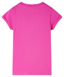 Kindershirt 128 donkerroze